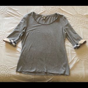 Burberry Brit 3/4 sleeve top